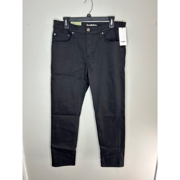Goodfellow & Co. men’s black jeans sz 34x30 skinny NWT - Picture 1 of 4
